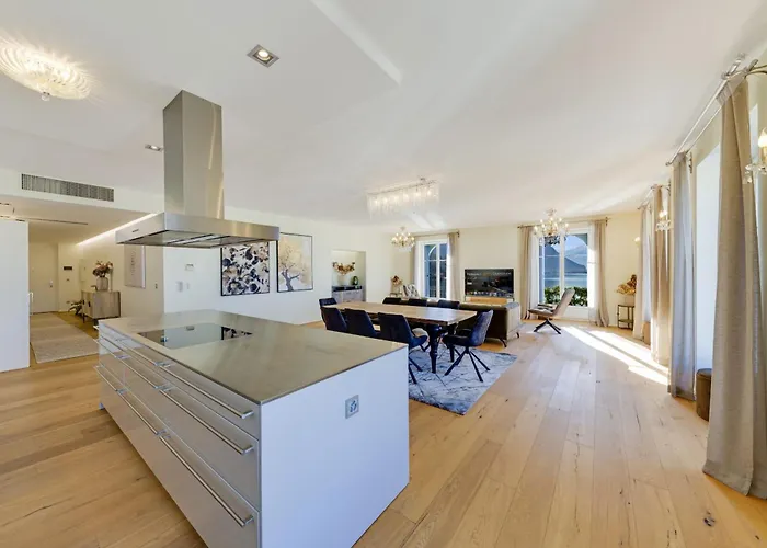 公寓 Modern 3-bedroom Lakeview In 蒙特勒